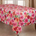 Saro Lifestyle SARO  65 x 90 in. Oblong Casual Tablecloth with Floral Design 3233.M6590B